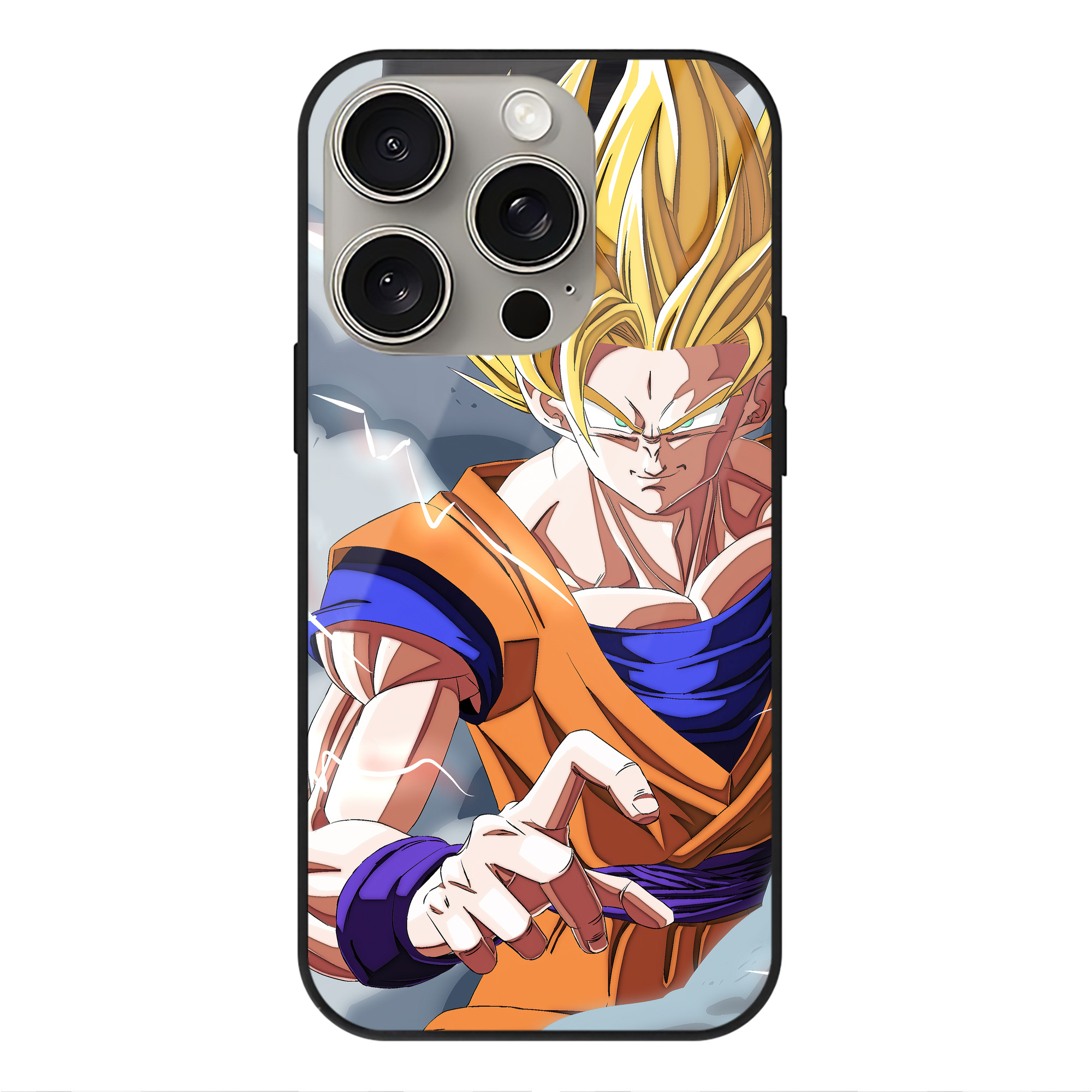 （画像用） ドラゴンボール DRAGON BALL 【iPhone15Pro対応】スマホケース 耐衝撃＆黄変防止 背面ガラス