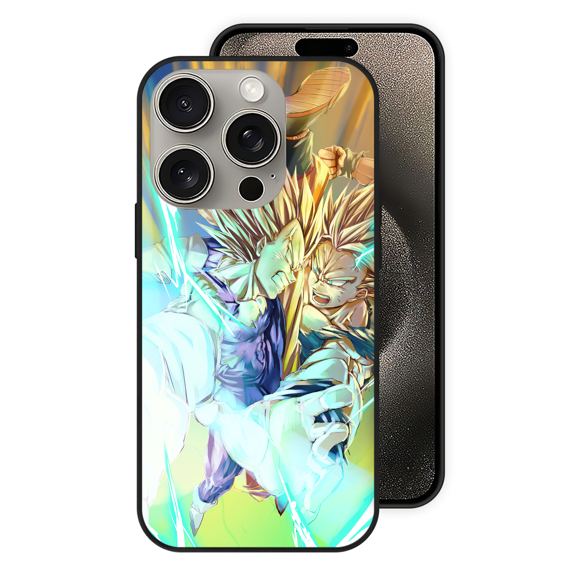 （画像用） ドラゴンボール DRAGON BALL 【iPhone15Pro対応】スマホケース 耐衝撃＆黄変防止 背面ガラス