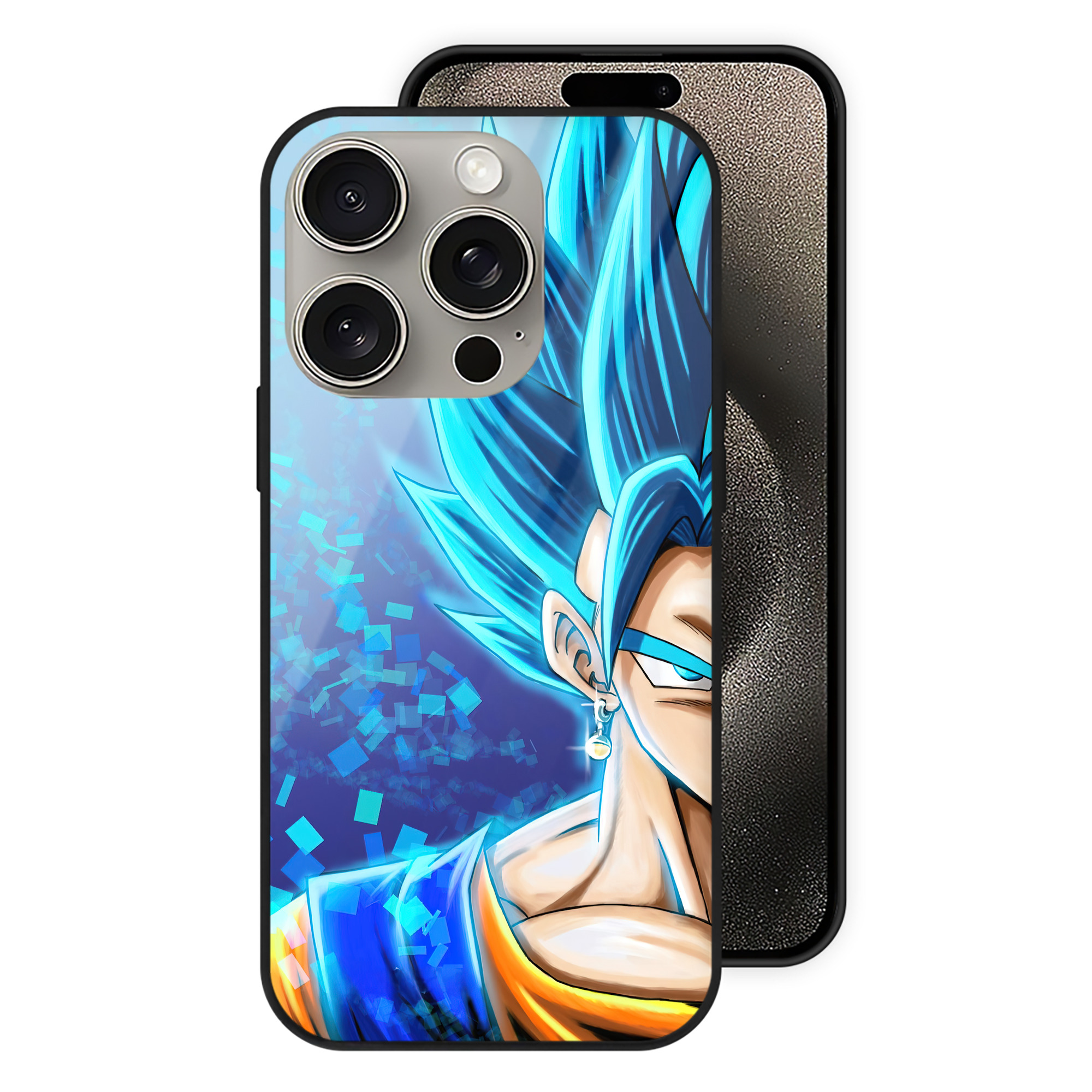 （画像用） ドラゴンボール DRAGON BALL 【iPhone15Pro対応】スマホケース 耐衝撃＆黄変防止 背面ガラス