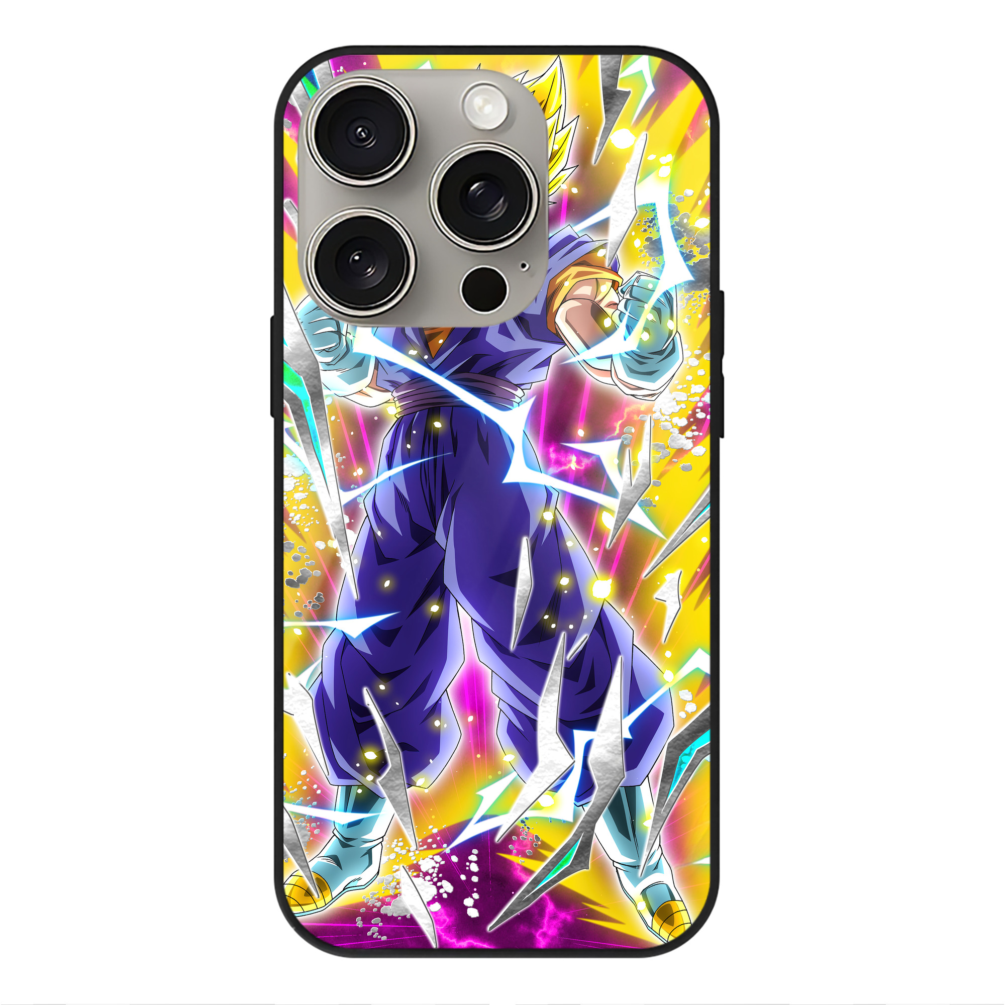 （画像用） ドラゴンボール DRAGON BALL 【iPhone15Pro対応】スマホケース 耐衝撃＆黄変防止 背面ガラス