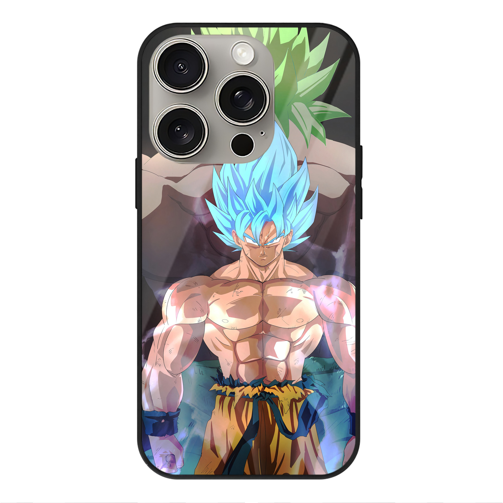 （画像用） ドラゴンボール DRAGON BALL 【iPhone15Pro対応】スマホケース 耐衝撃＆黄変防止 背面ガラス
