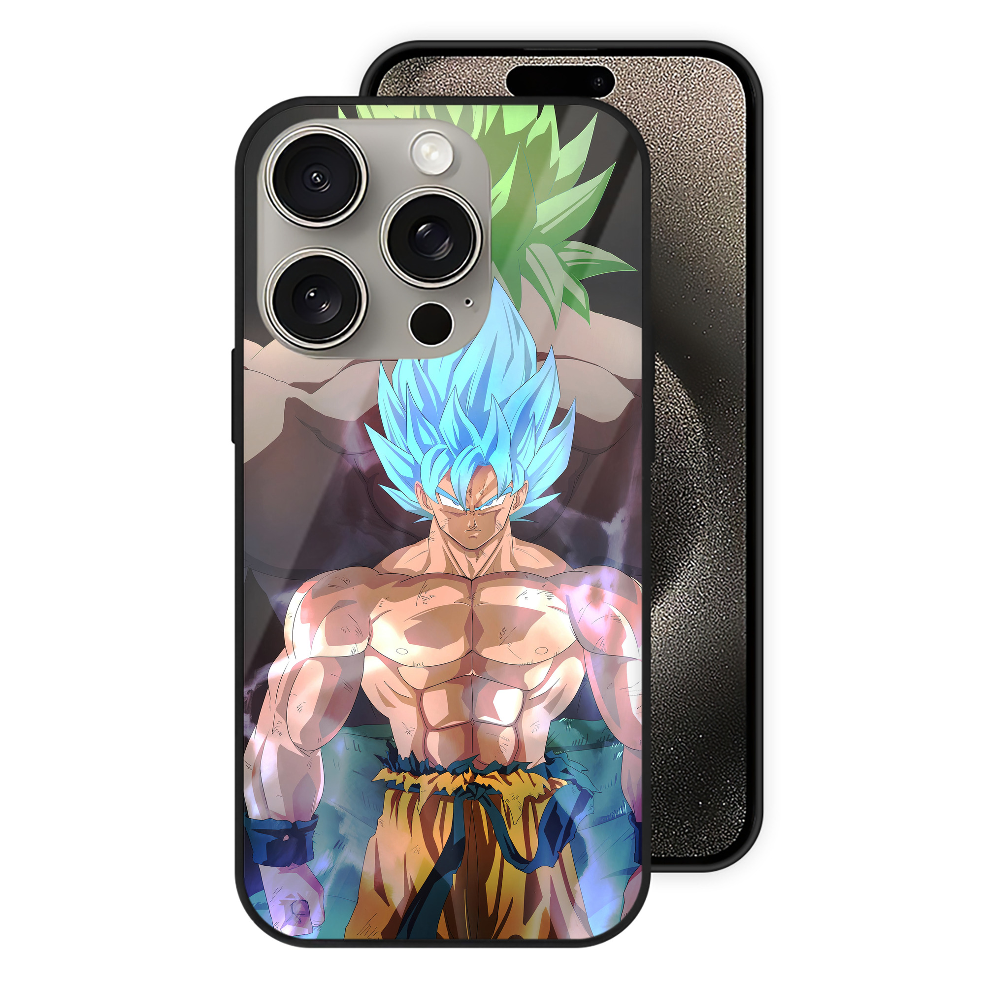 （画像用） ドラゴンボール DRAGON BALL 【iPhone15Pro対応】スマホケース 耐衝撃＆黄変防止 背面ガラス