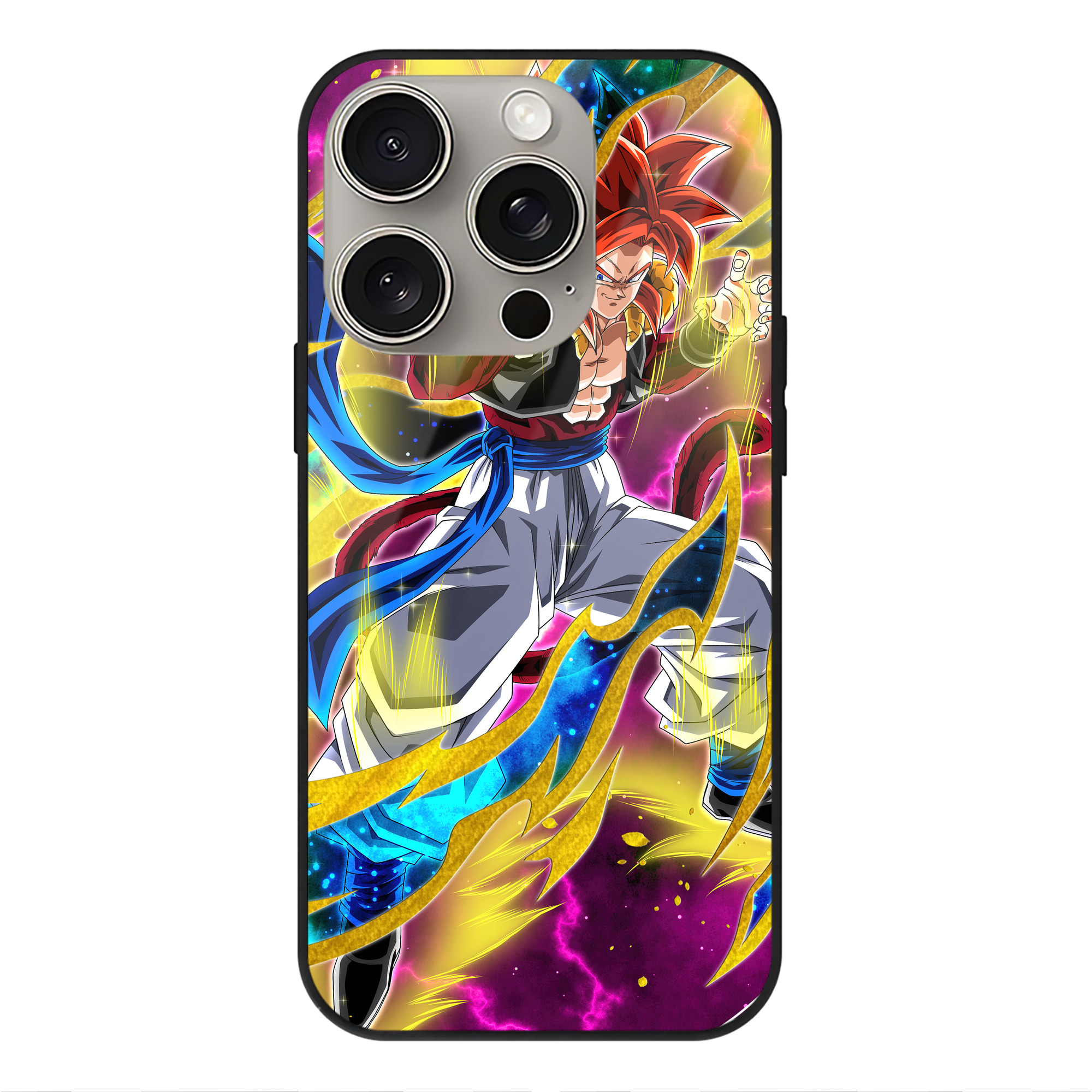 （画像用） ドラゴンボール DRAGON BALL 【iPhone15Pro対応】スマホケース 耐衝撃＆黄変防止 背面ガラス