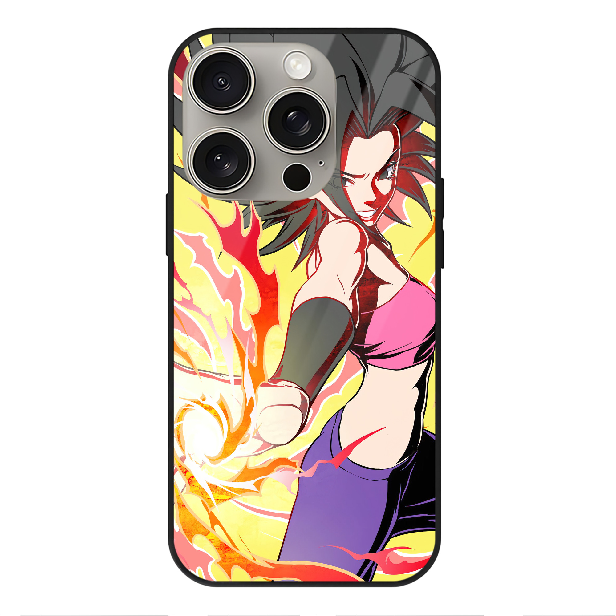 （画像用） ドラゴンボール DRAGON BALL 【iPhone15Pro対応】スマホケース 耐衝撃＆黄変防止 背面ガラス