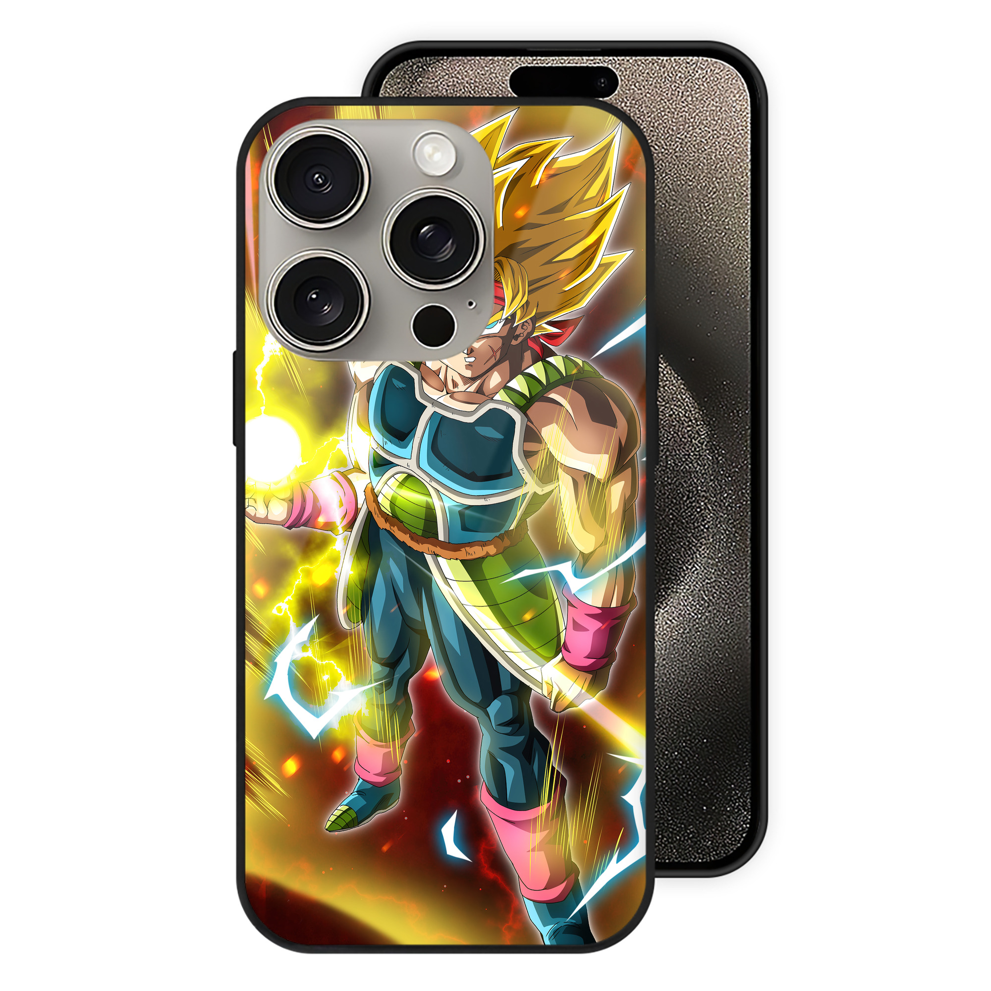 （画像用） ドラゴンボール DRAGON BALL 【iPhone15Pro対応】スマホケース 耐衝撃＆黄変防止 背面ガラス