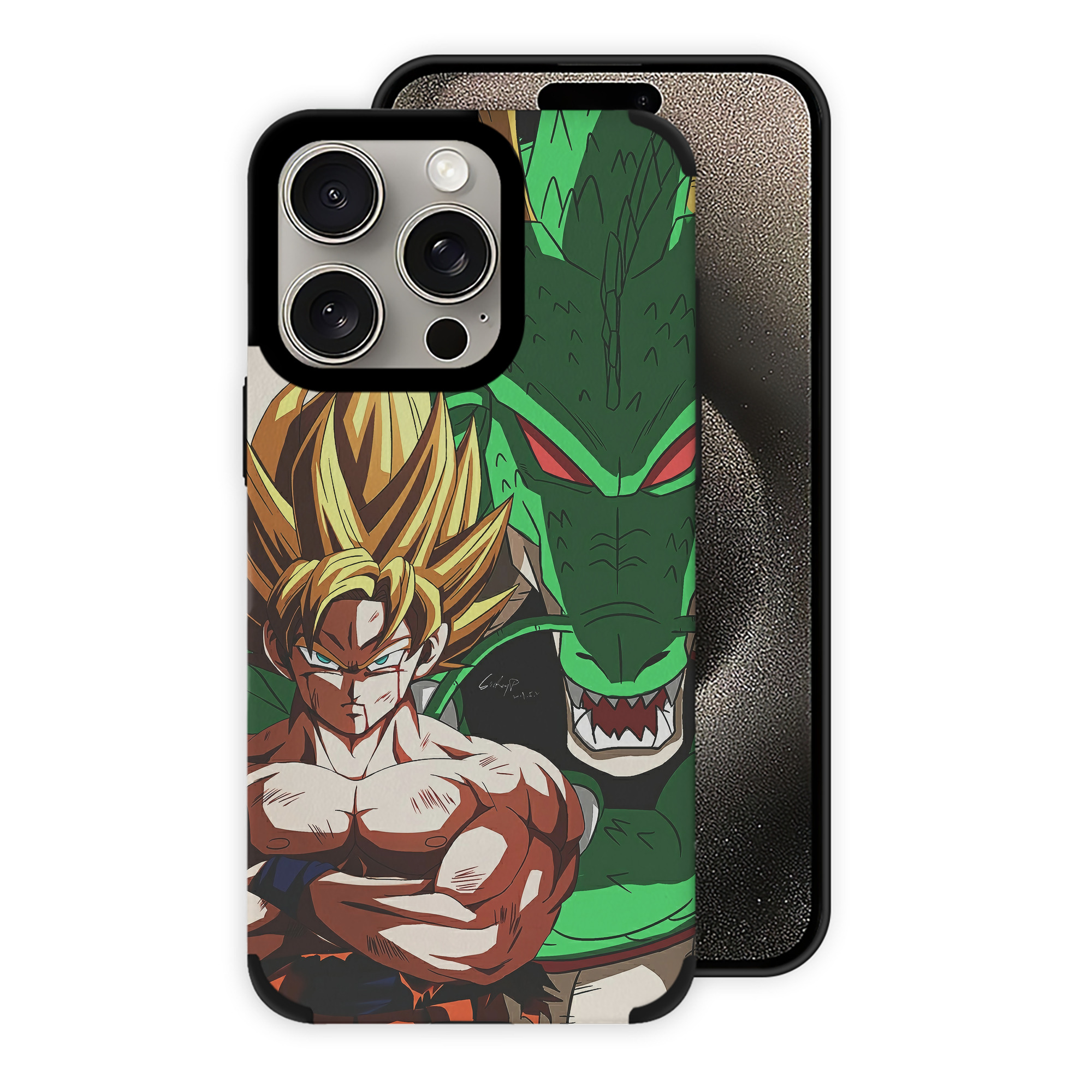 （画像用） ドラゴンボール DRAGON BALL 【iPhone15ProMax対応】 PUレザー スマホケース 耐衝撃＆黄変防止