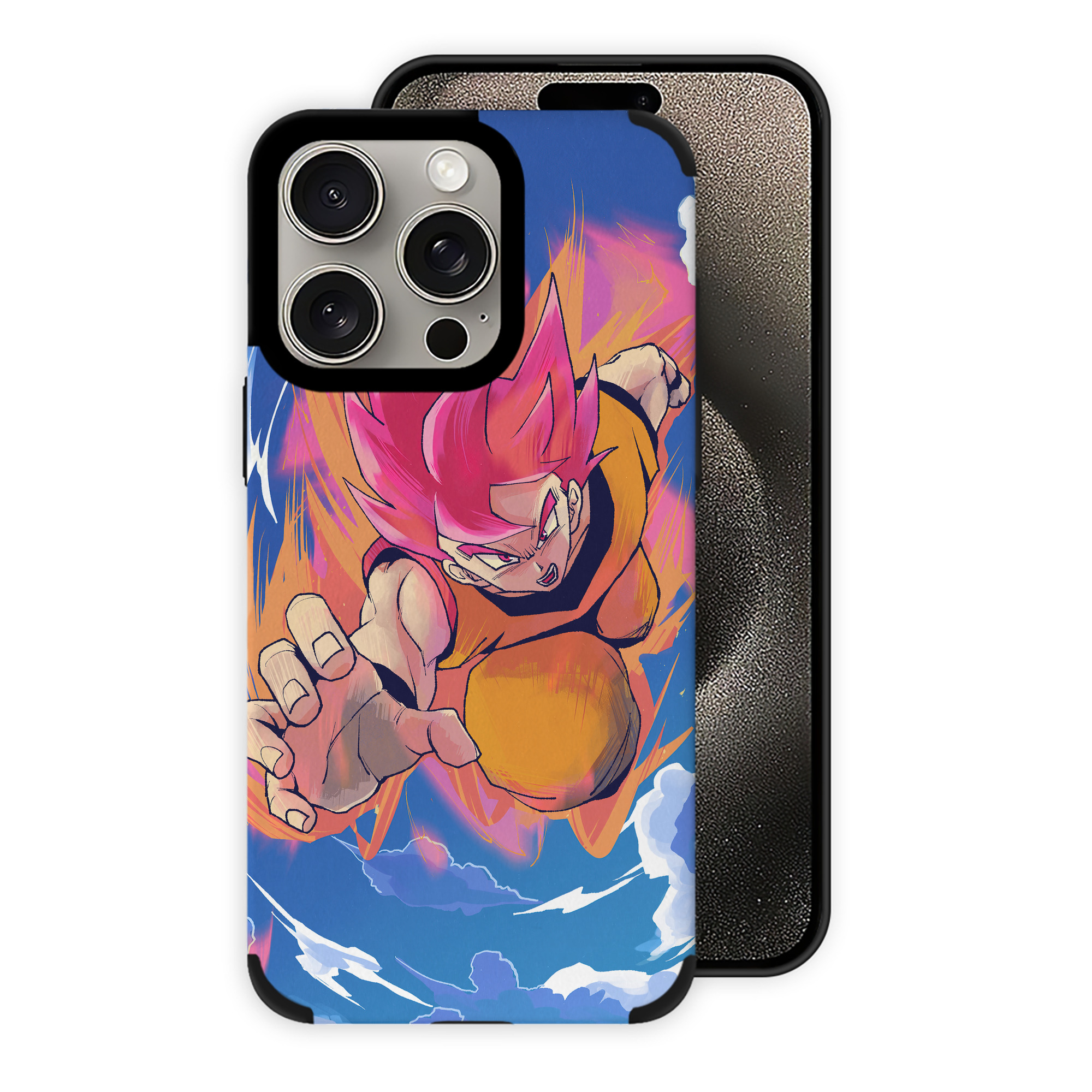 （画像用） ドラゴンボール DRAGON BALL 【iPhone15ProMax対応】 PUレザー スマホケース 耐衝撃＆黄変防止