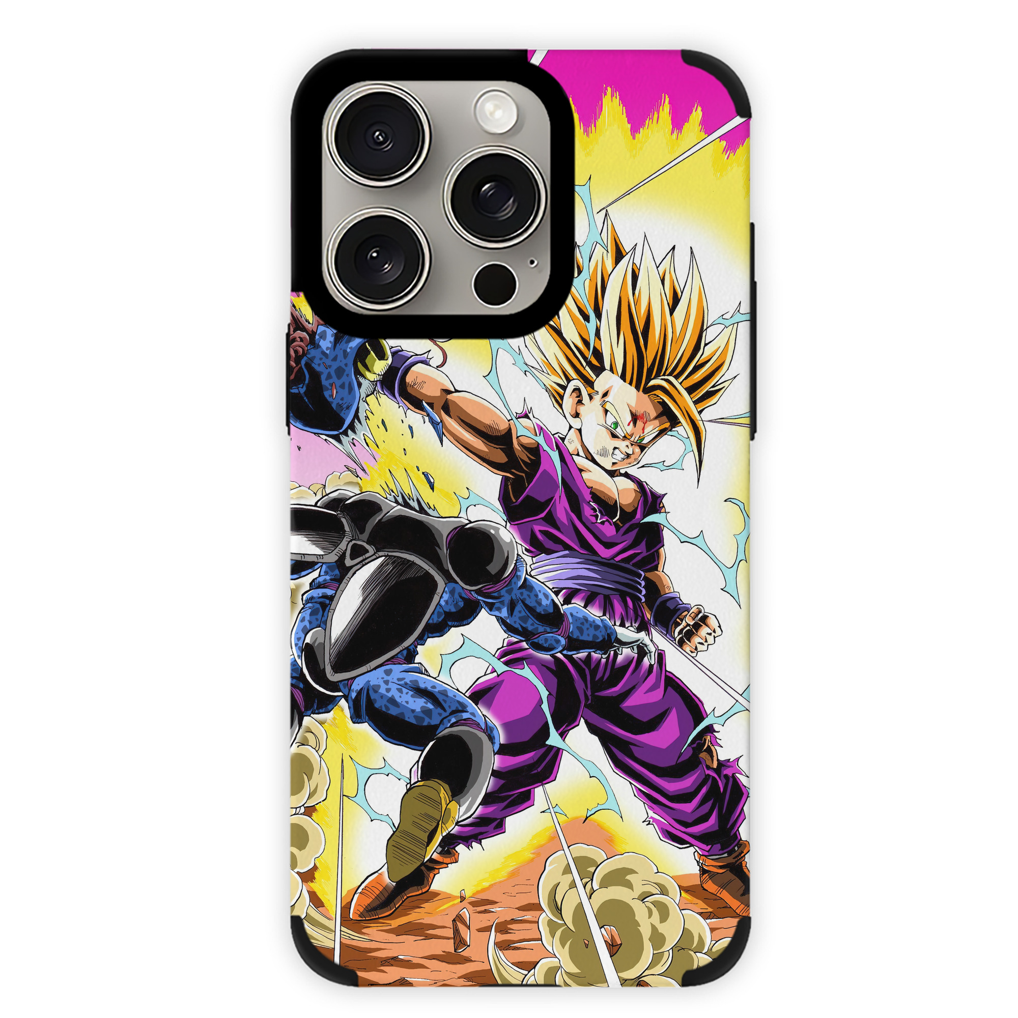 （画像用） ドラゴンボール DRAGON BALL 【iPhone15ProMax対応】 PUレザー スマホケース 耐衝撃＆黄変防止