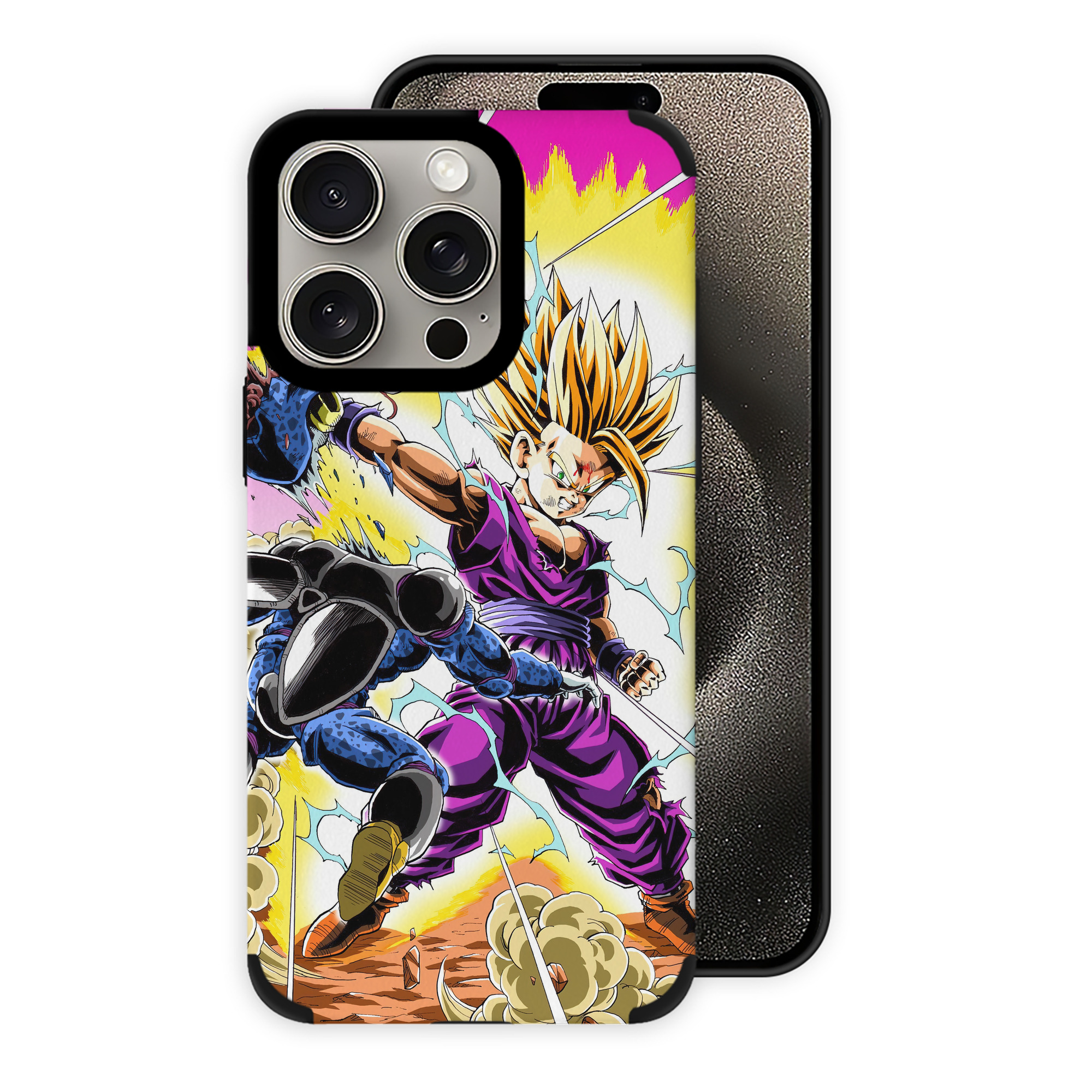 （画像用） ドラゴンボール DRAGON BALL 【iPhone15ProMax対応】 PUレザー スマホケース 耐衝撃＆黄変防止