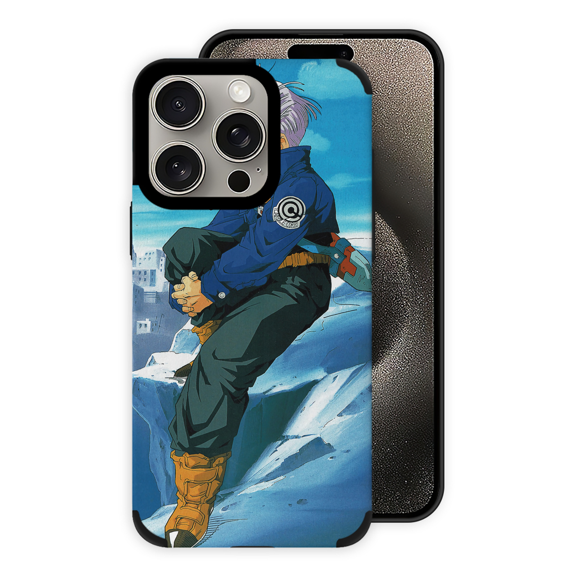 （画像用） ドラゴンボール DRAGON BALL 【iPhone15ProMax対応】 PUレザー スマホケース 耐衝撃＆黄変防止