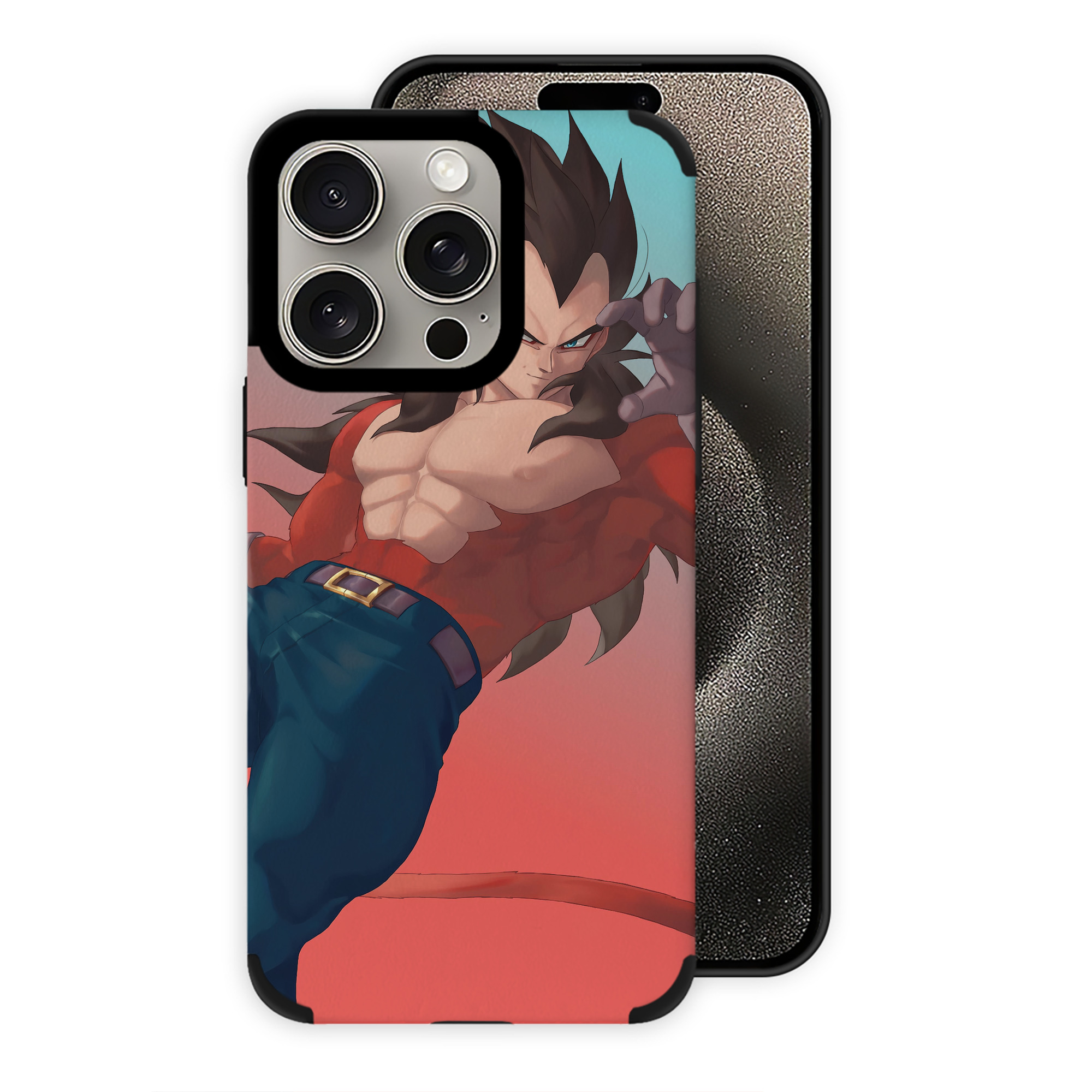 （画像用） ドラゴンボール DRAGON BALL 【iPhone15ProMax対応】 PUレザー スマホケース 耐衝撃＆黄変防止
