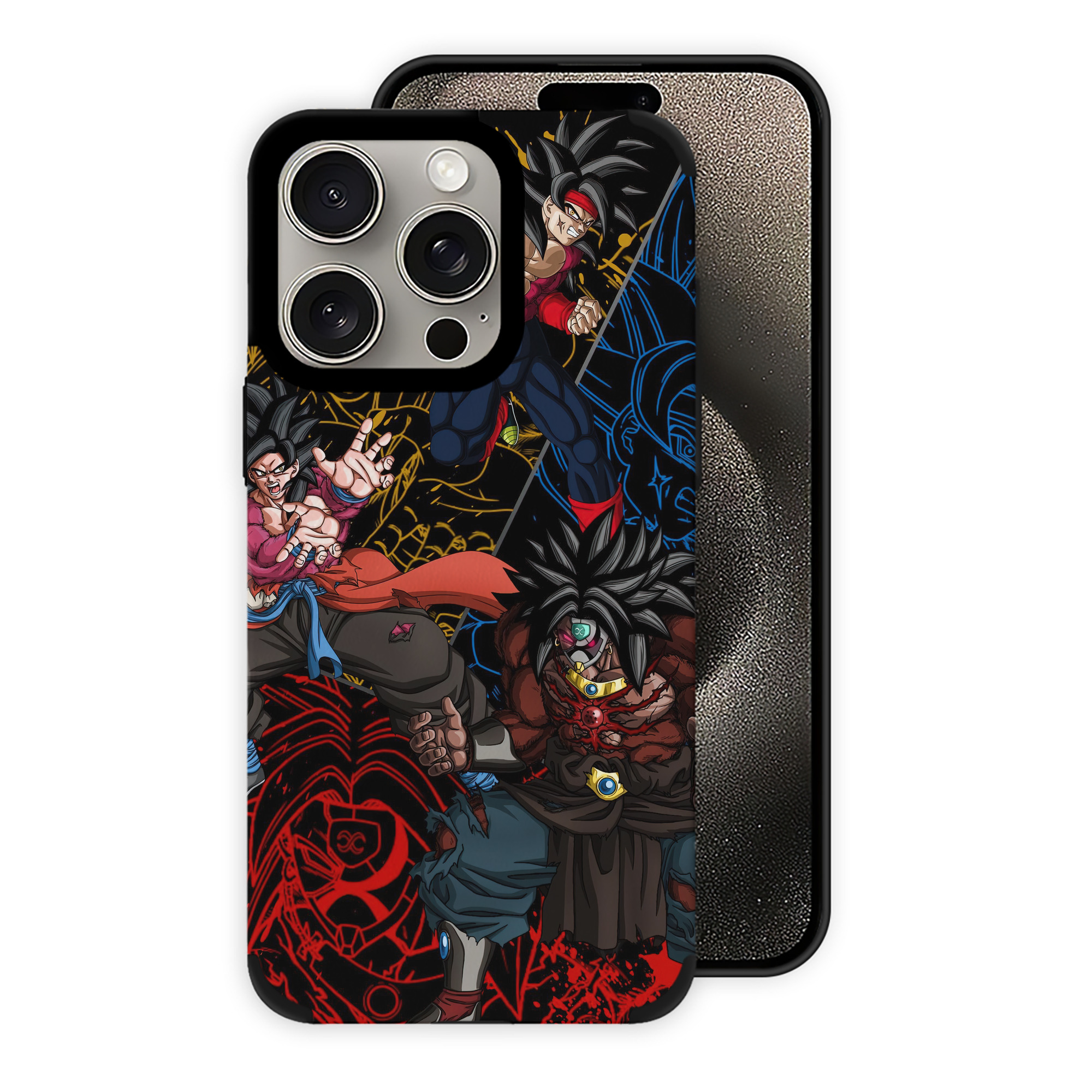 （画像用） ドラゴンボール DRAGON BALL 【iPhone15ProMax対応】 PUレザー スマホケース 耐衝撃＆黄変防止