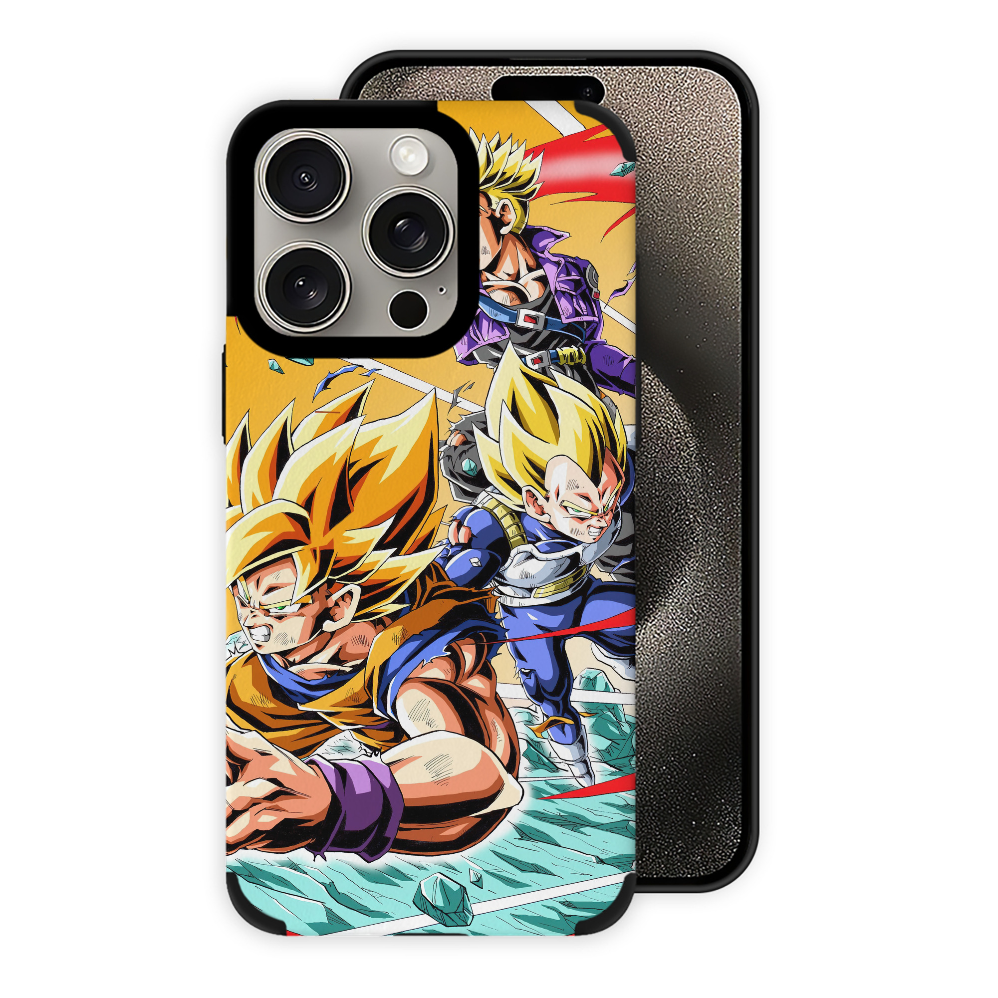 （画像用） ドラゴンボール DRAGON BALL 【iPhone15ProMax対応】 PUレザー スマホケース 耐衝撃＆黄変防止