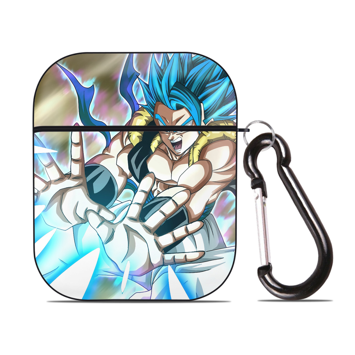（画像用） ドラゴンボール DRAGON BALL AirPods 第2世代保護ケース ハードシェル ブラック 耐衝撃・防指紋・カラビナ付き