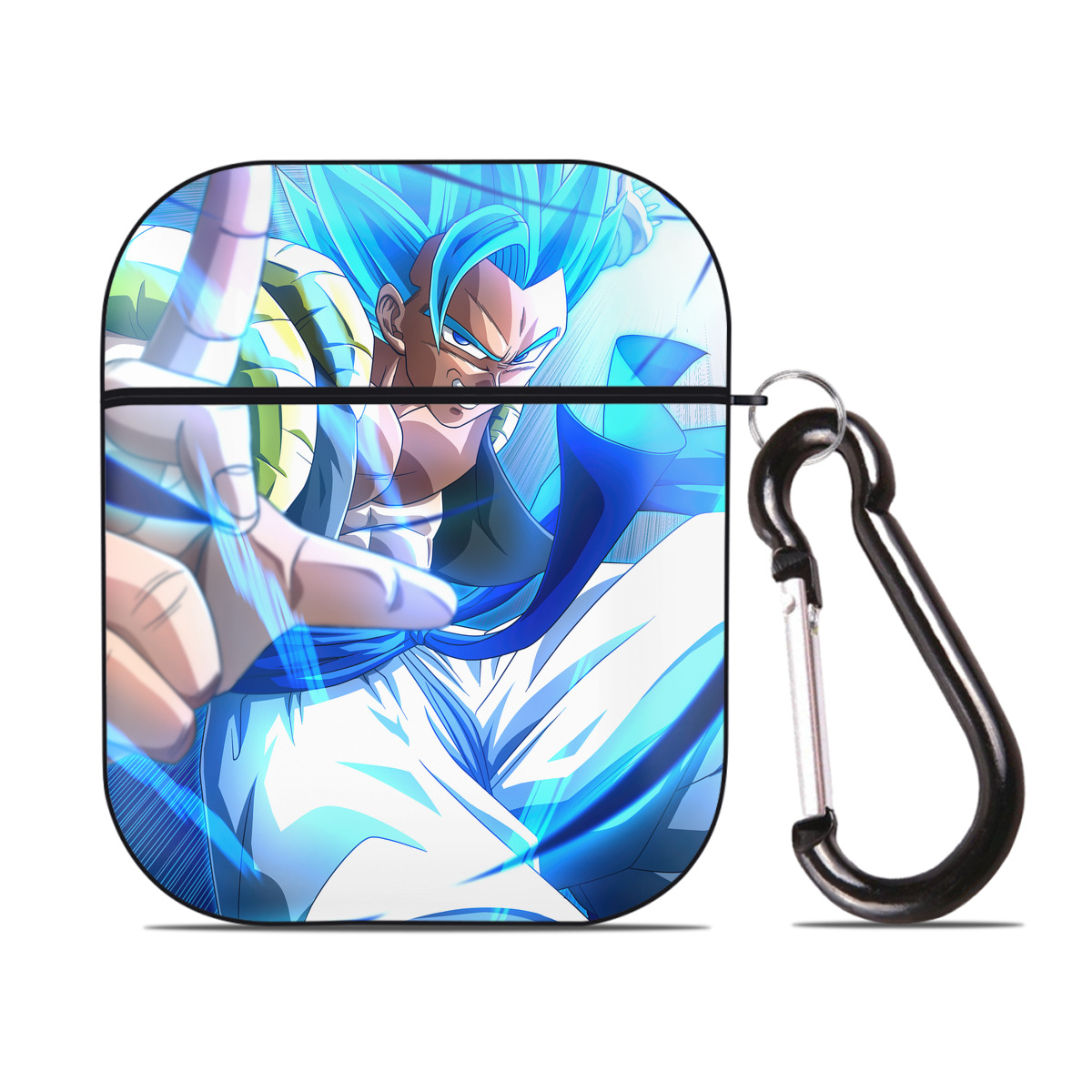 （画像用） ドラゴンボール DRAGON BALL AirPods 第2世代保護ケース ハードシェル ブラック 耐衝撃・防指紋・カラビナ付き