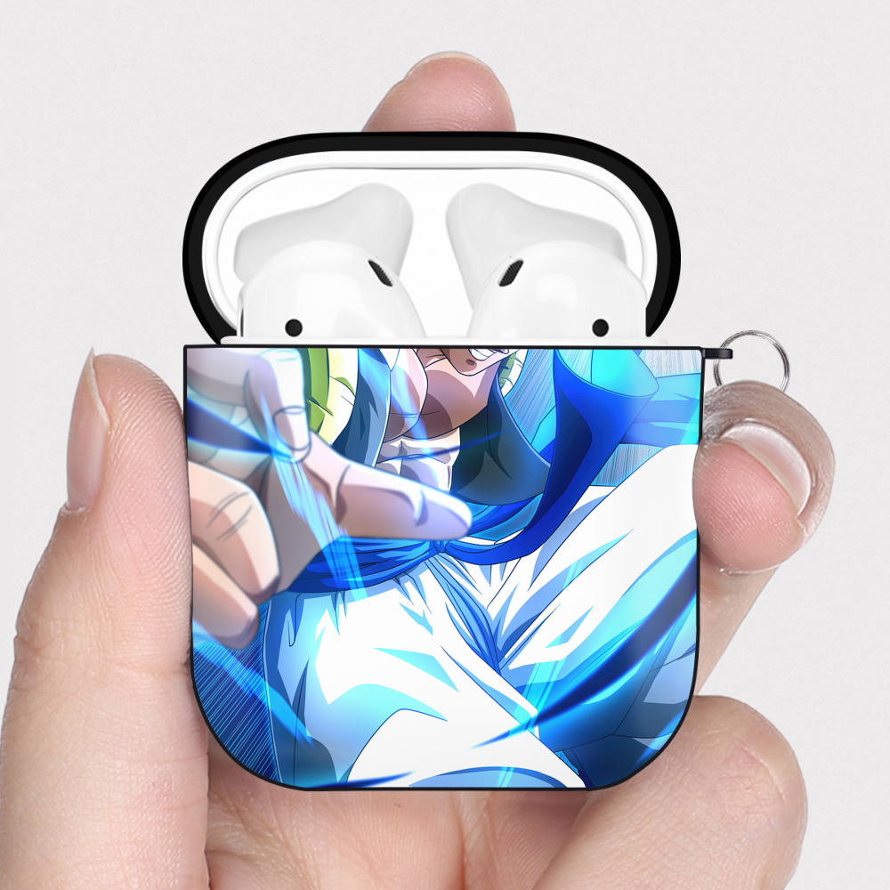（画像用） ドラゴンボール DRAGON BALL AirPods 第2世代保護ケース ハードシェル ブラック 耐衝撃・防指紋・カラビナ付き