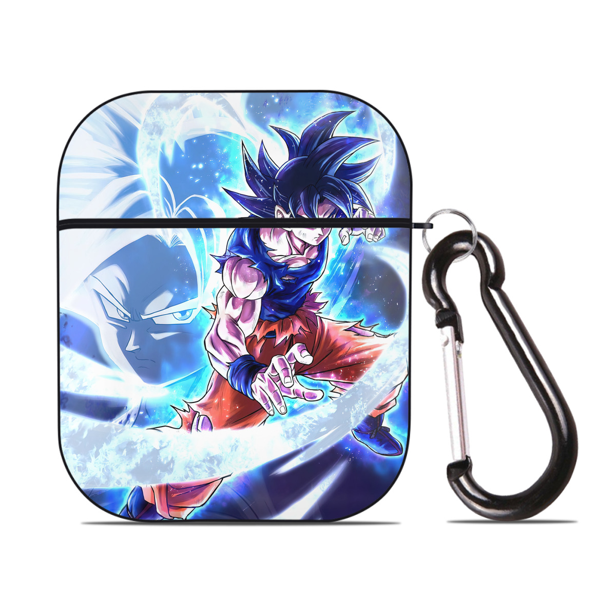 （画像用） ドラゴンボール DRAGON BALL AirPods 第2世代保護ケース ハードシェル ブラック 耐衝撃・防指紋・カラビナ付き