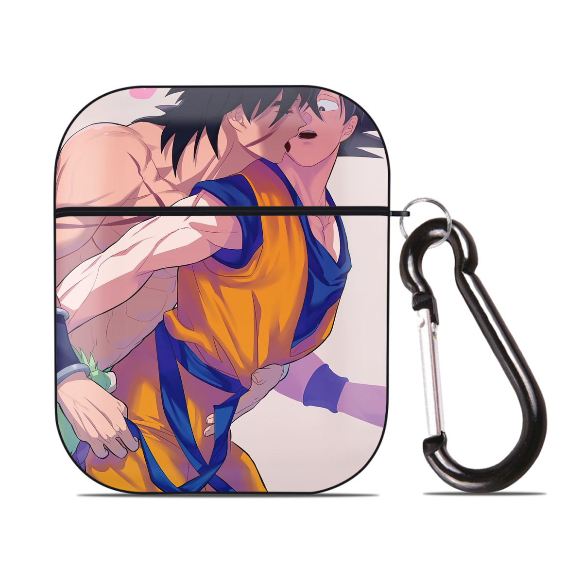 （画像用） ドラゴンボール DRAGON BALL AirPods 第2世代保護ケース ハードシェル ブラック 耐衝撃・防指紋・カラビナ付き