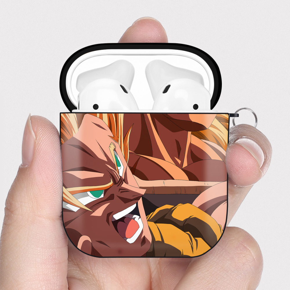 （画像用） ドラゴンボール DRAGON BALL AirPods 第2世代保護ケース ハードシェル ブラック 耐衝撃・防指紋・カラビナ付き