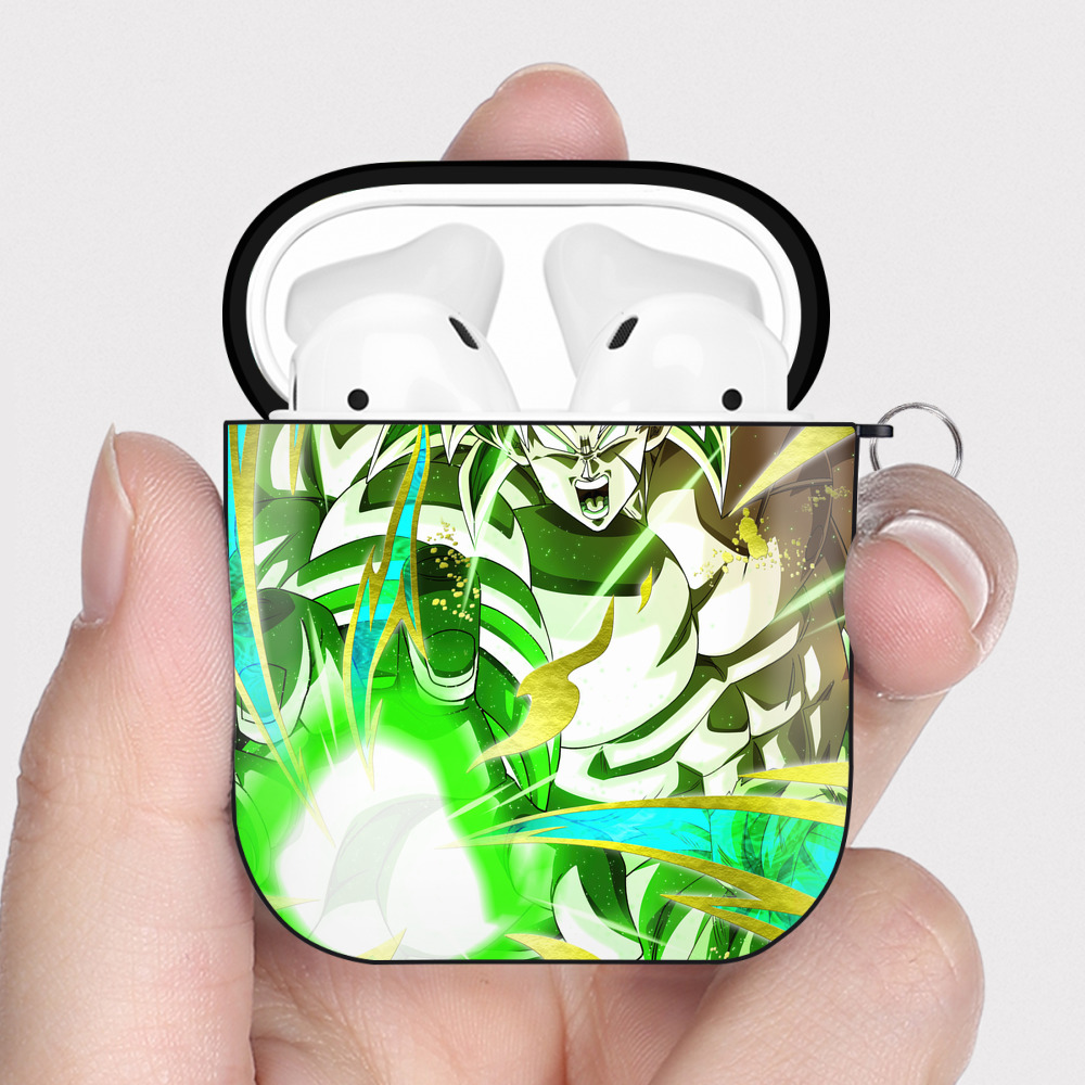 （画像用） ドラゴンボール DRAGON BALL AirPods 第2世代保護ケース ハードシェル ブラック 耐衝撃・防指紋・カラビナ付き