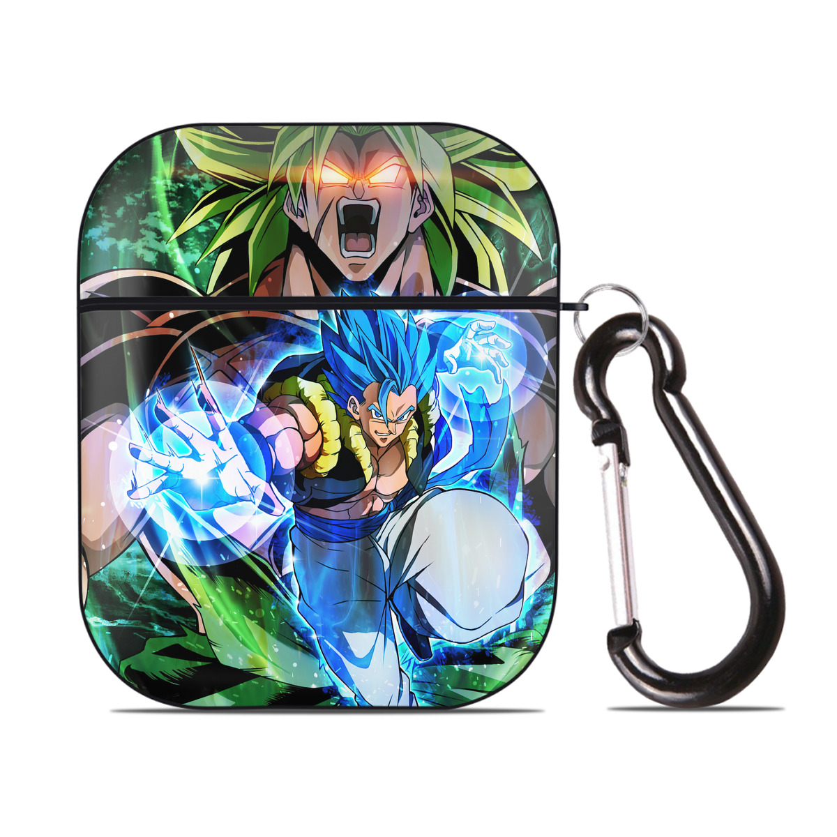 （画像用） ドラゴンボール DRAGON BALL AirPods 第2世代保護ケース ハードシェル ブラック 耐衝撃・防指紋・カラビナ付き