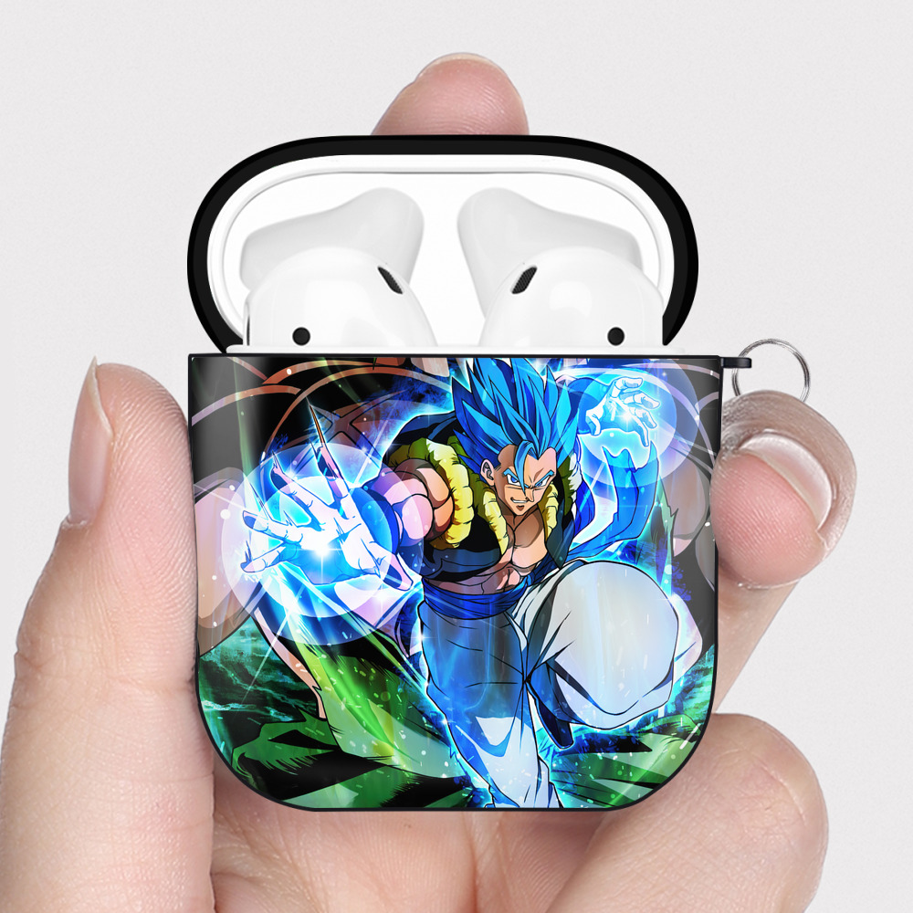 （画像用） ドラゴンボール DRAGON BALL AirPods 第2世代保護ケース ハードシェル ブラック 耐衝撃・防指紋・カラビナ付き