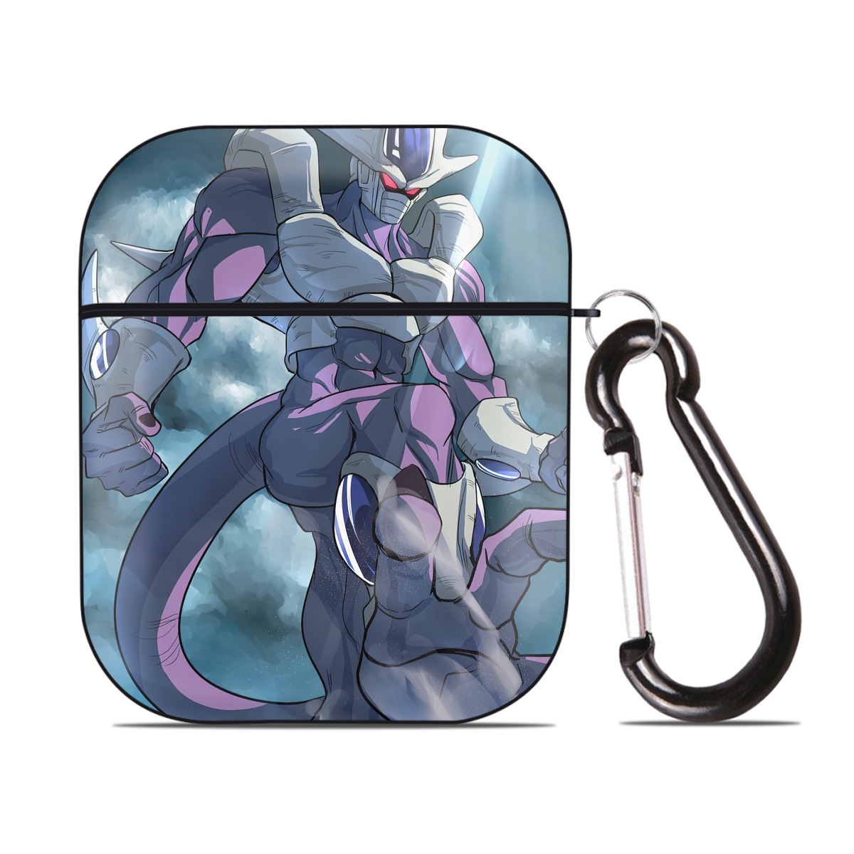 （画像用） ドラゴンボール DRAGON BALL AirPods 第2世代保護ケース ハードシェル ブラック 耐衝撃・防指紋・カラビナ付き