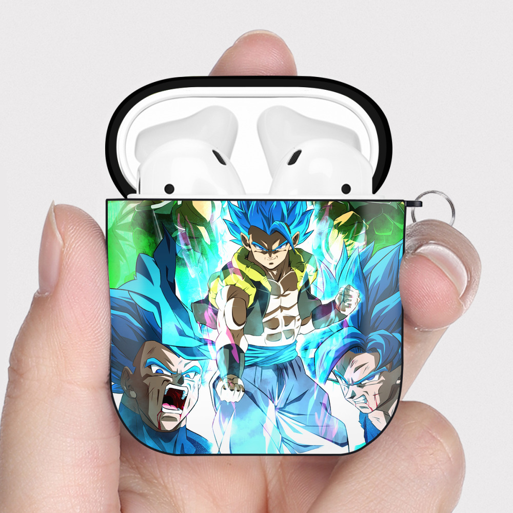 （画像用） ドラゴンボール DRAGON BALL AirPods 第2世代保護ケース ハードシェル ブラック 耐衝撃・防指紋・カラビナ付き
