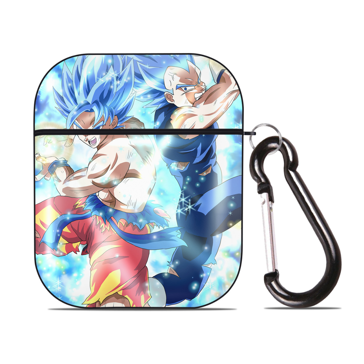 （画像用） ドラゴンボール DRAGON BALL AirPods 第2世代保護ケース ハードシェル ブラック 耐衝撃・防指紋・カラビナ付き