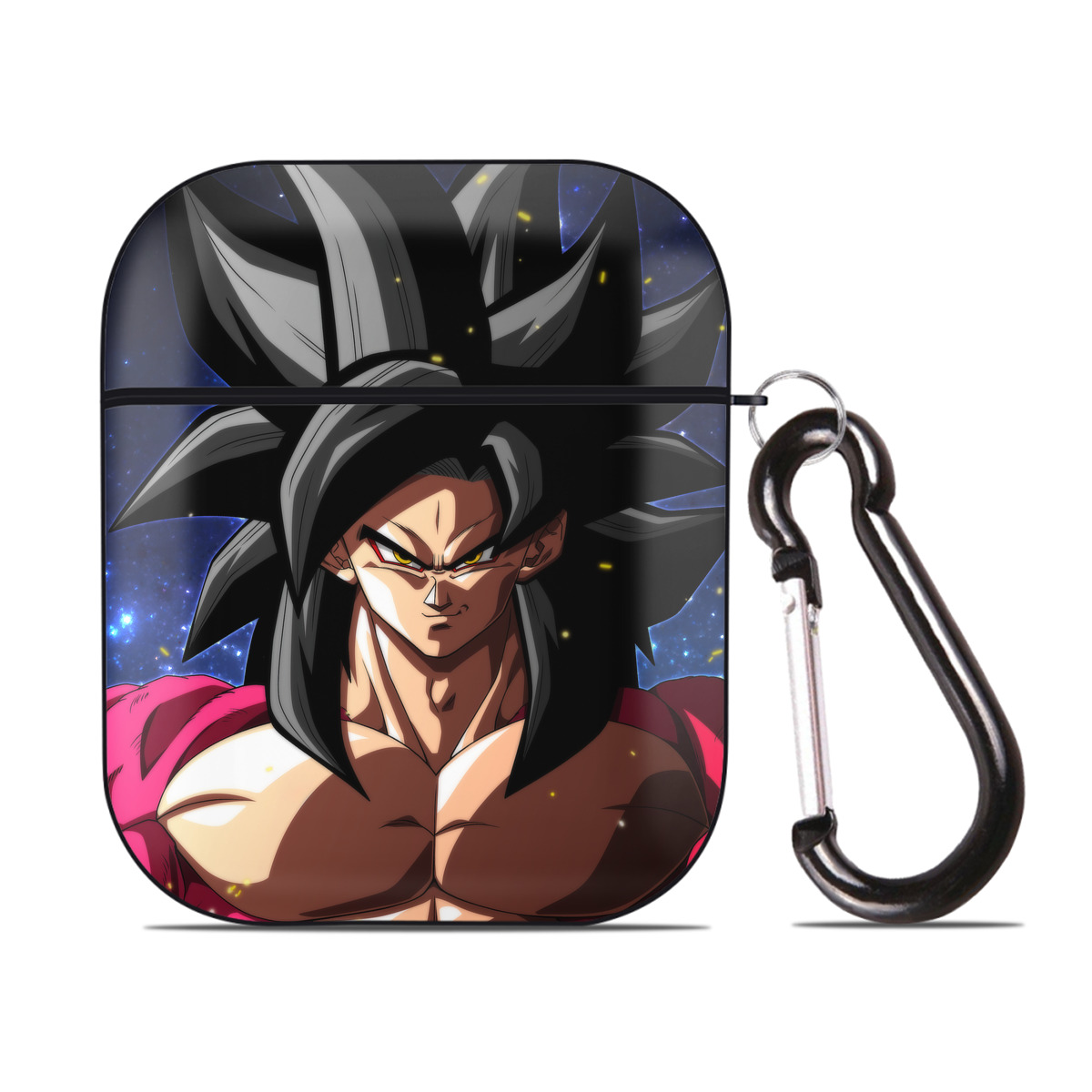 （画像用） ドラゴンボール DRAGON BALL AirPods 第2世代保護ケース ハードシェル ブラック 耐衝撃・防指紋・カラビナ付き