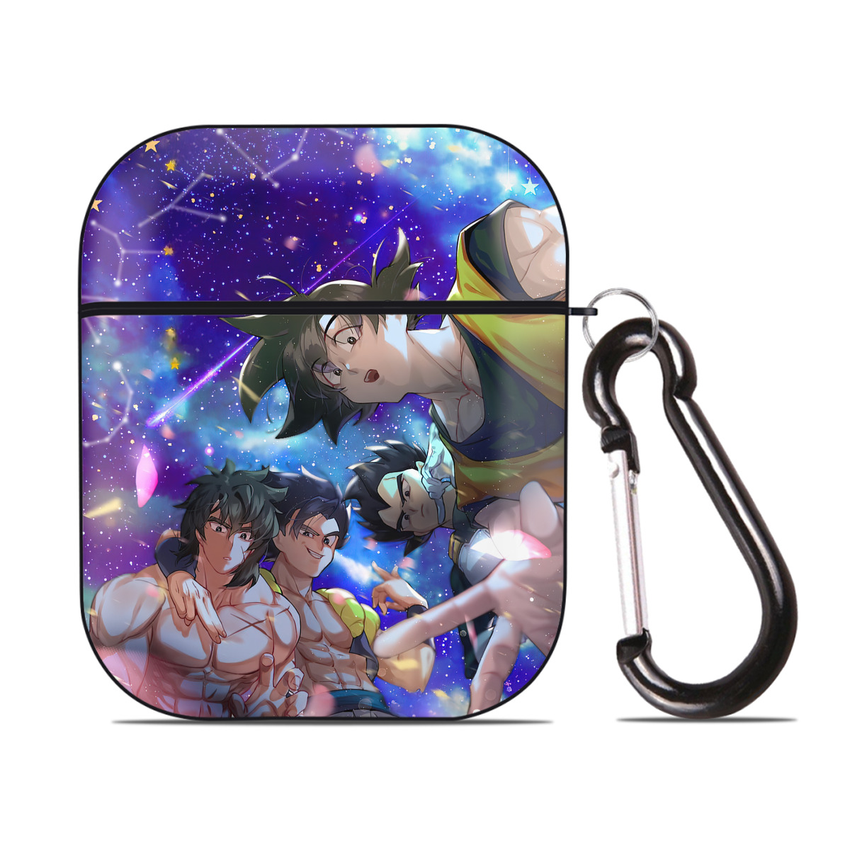（画像用） ドラゴンボール DRAGON BALL AirPods 第2世代保護ケース ハードシェル ブラック 耐衝撃・防指紋・カラビナ付き