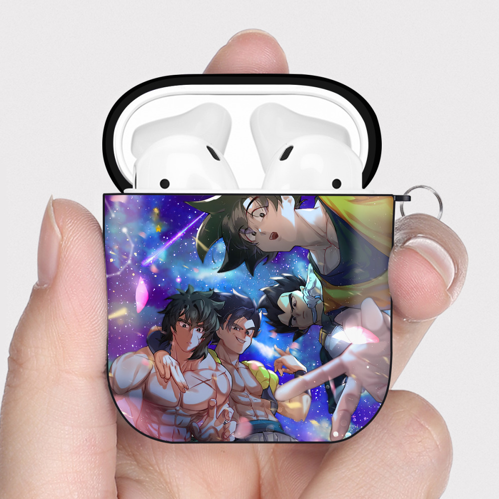 （画像用） ドラゴンボール DRAGON BALL AirPods 第2世代保護ケース ハードシェル ブラック 耐衝撃・防指紋・カラビナ付き