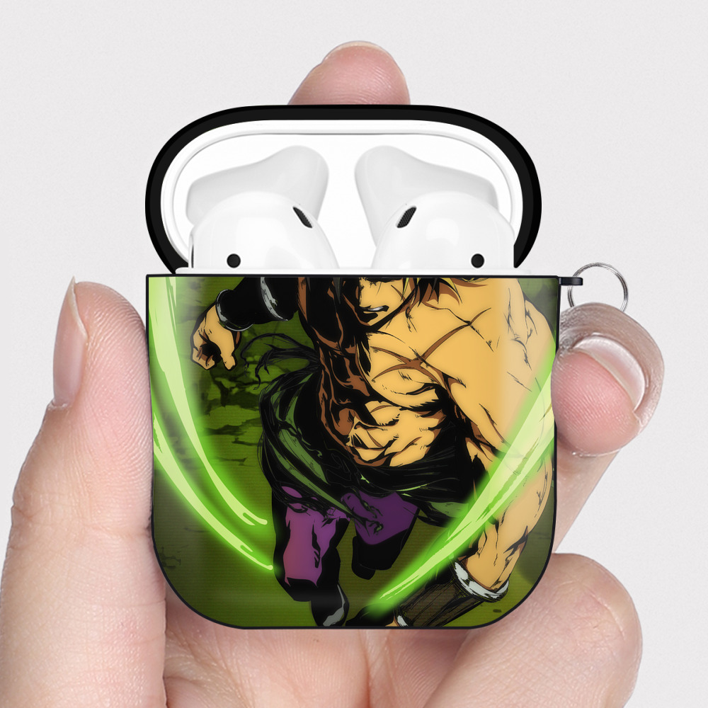 （画像用） ドラゴンボール DRAGON BALL AirPods 第2世代保護ケース ハードシェル ブラック 耐衝撃・防指紋・カラビナ付き