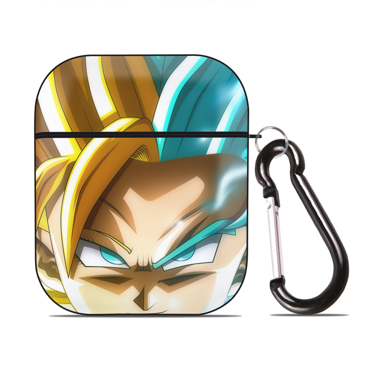 （画像用） ドラゴンボール DRAGON BALL AirPods 第2世代保護ケース ハードシェル ブラック 耐衝撃・防指紋・カラビナ付き
