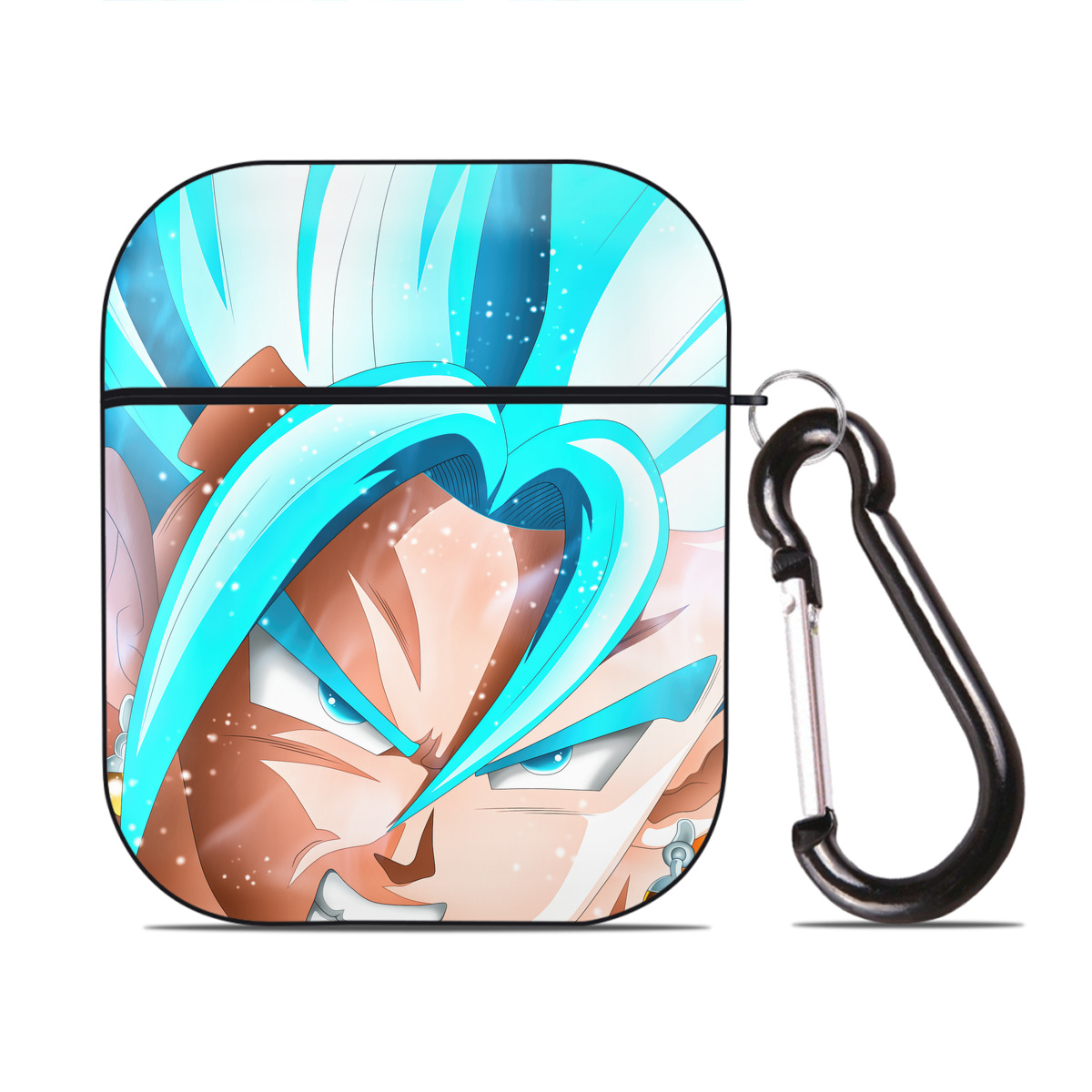 （画像用） ドラゴンボール DRAGON BALL AirPods 第2世代保護ケース ハードシェル ブラック 耐衝撃・防指紋・カラビナ付き