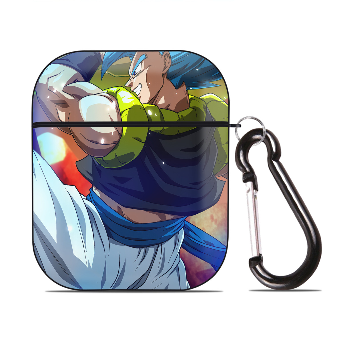 （画像用） ドラゴンボール DRAGON BALL AirPods 第2世代保護ケース ハードシェル ブラック 耐衝撃・防指紋・カラビナ付き