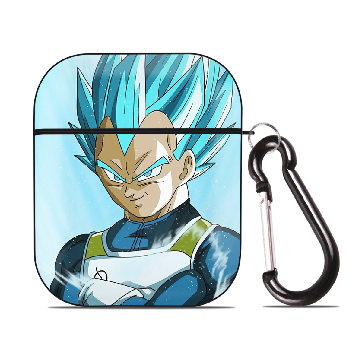 （画像用） ドラゴンボール DRAGON BALL AirPods 第2世代保護ケース ハードシェル ブラック 耐衝撃・防指紋・カラビナ付き