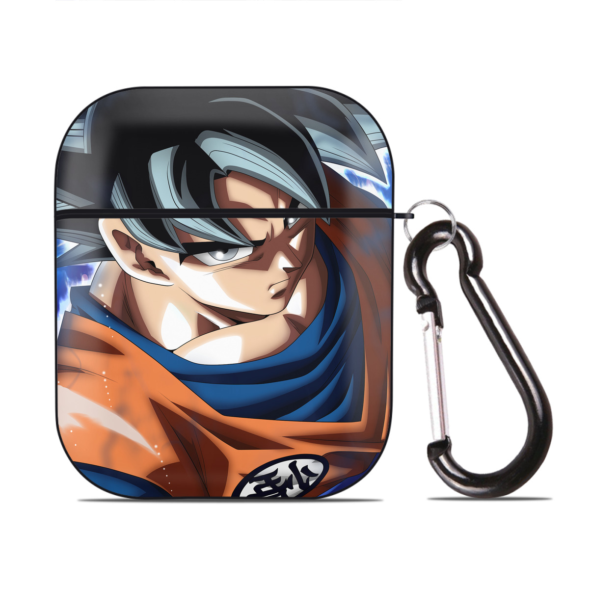 （画像用） ドラゴンボール DRAGON BALL AirPods 第2世代保護ケース ハードシェル ブラック 耐衝撃・防指紋・カラビナ付き
