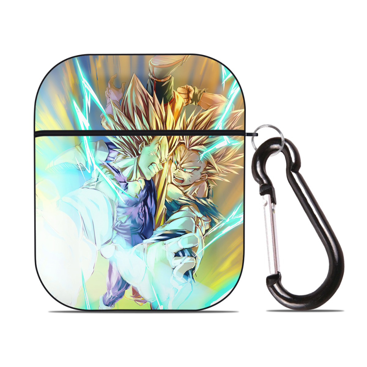 （画像用） ドラゴンボール DRAGON BALL AirPods 第2世代保護ケース ハードシェル ブラック 耐衝撃・防指紋・カラビナ付き