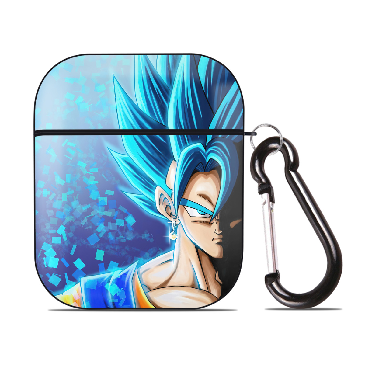 （画像用） ドラゴンボール DRAGON BALL AirPods 第2世代保護ケース ハードシェル ブラック 耐衝撃・防指紋・カラビナ付き