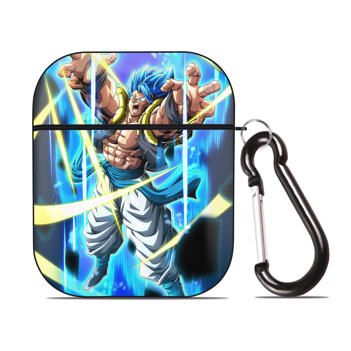 （画像用） ドラゴンボール DRAGON BALL AirPods 第2世代保護ケース ハードシェル ブラック 耐衝撃・防指紋・カラビナ付き