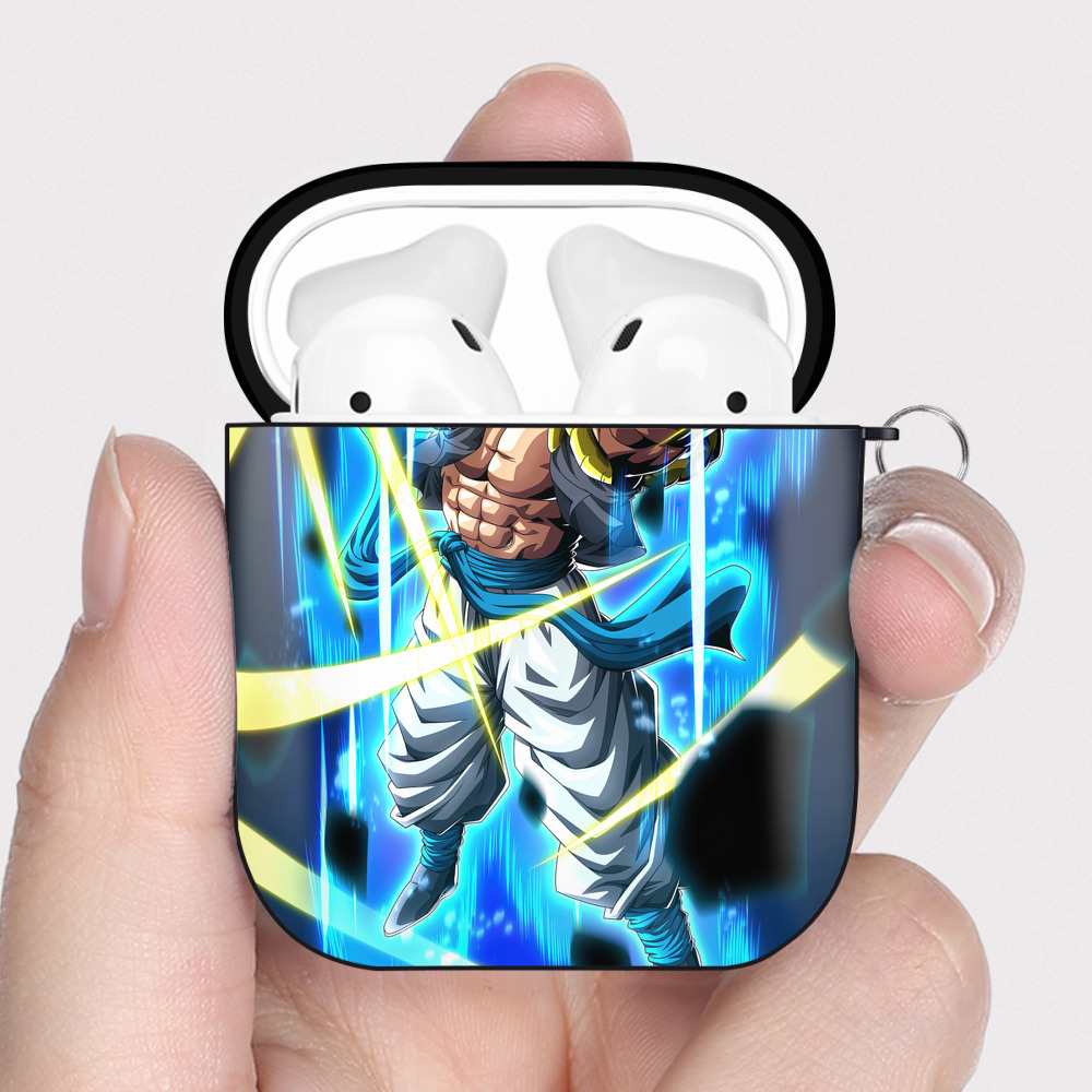 （画像用） ドラゴンボール DRAGON BALL AirPods 第2世代保護ケース ハードシェル ブラック 耐衝撃・防指紋・カラビナ付き