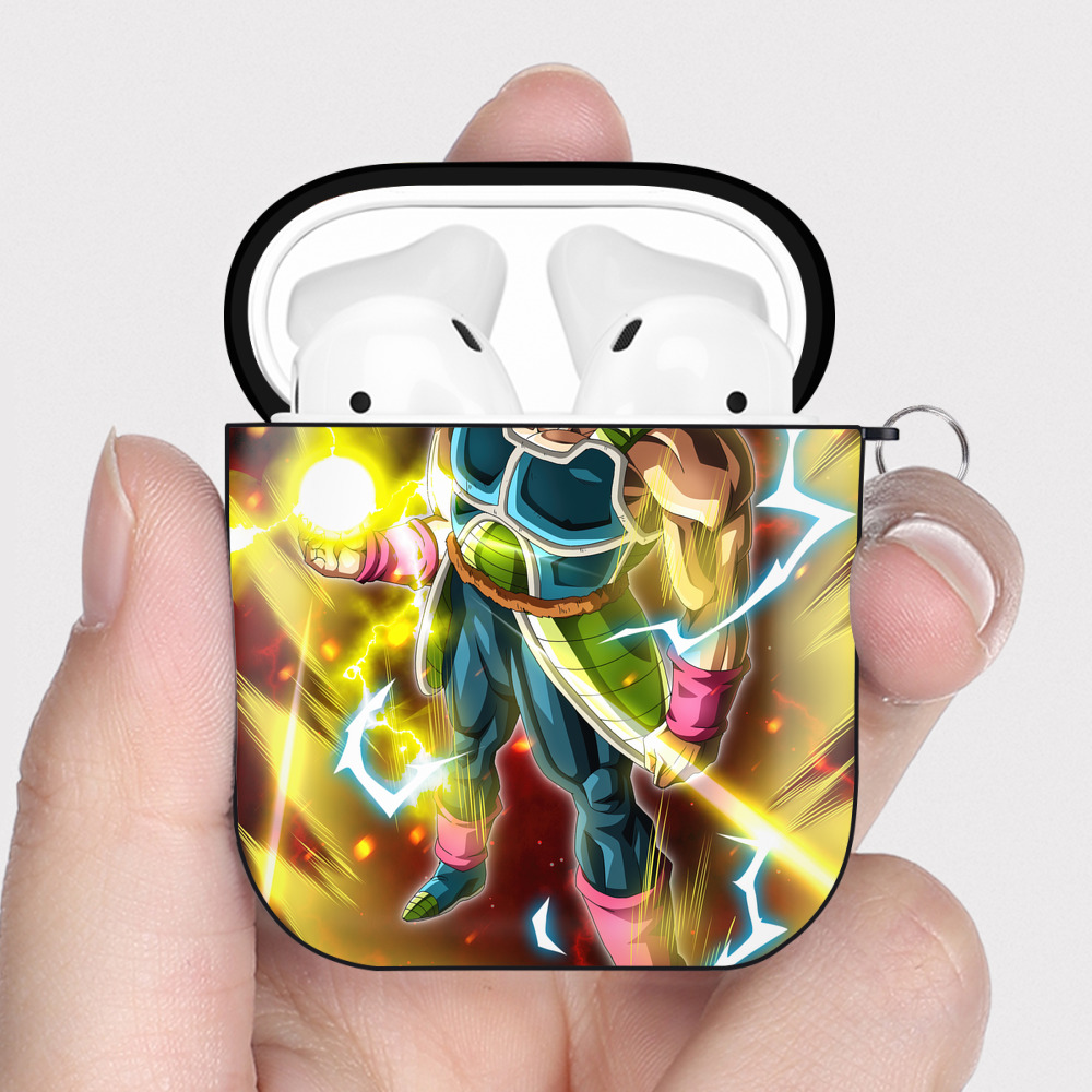 （画像用） ドラゴンボール DRAGON BALL AirPods 第2世代保護ケース ハードシェル ブラック 耐衝撃・防指紋・カラビナ付き
