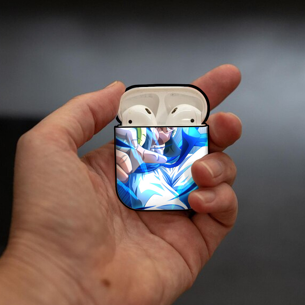 ドラゴンボール DRAGON BALL AirPods 第2世代保護ケース ハードシェル ブラック 耐衝撃・防指紋・カラビナ付き