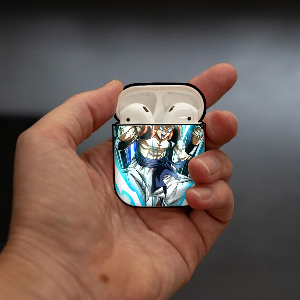 ドラゴンボール DRAGON BALL AirPods 第2世代保護ケース ハードシェル ブラック 耐衝撃・防指紋・カラビナ付き