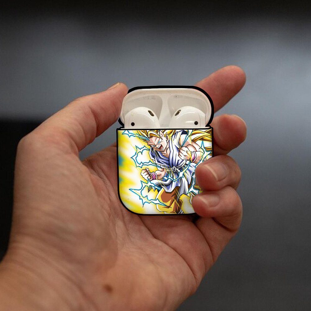 ドラゴンボール DRAGON BALL AirPods 第2世代保護ケース ハードシェル ブラック 耐衝撃・防指紋・カラビナ付き