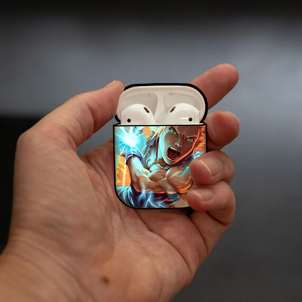 ドラゴンボール DRAGON BALL AirPods 第2世代保護ケース ハードシェル ブラック 耐衝撃・防指紋・カラビナ付き