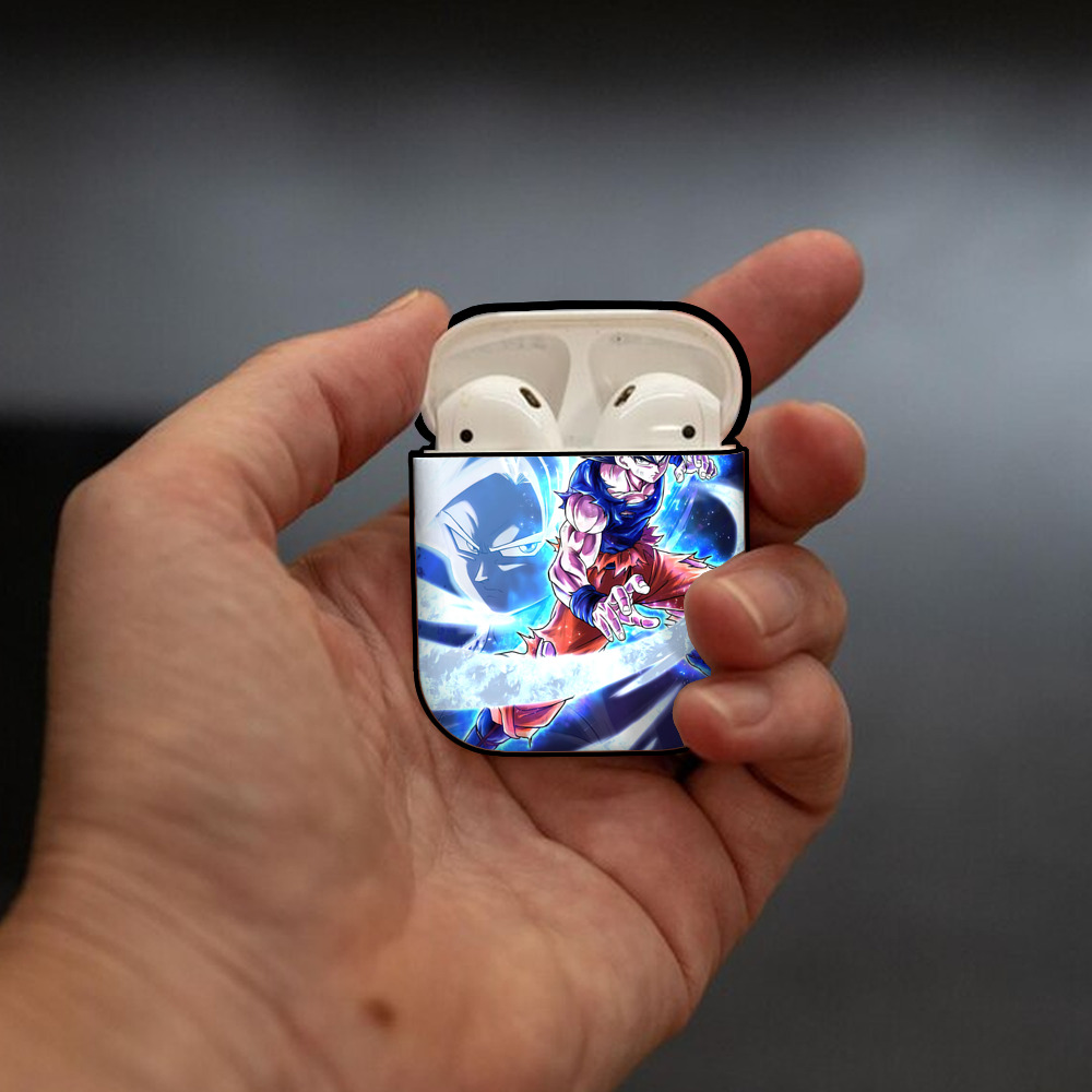 ドラゴンボール DRAGON BALL AirPods 第2世代保護ケース ハードシェル ブラック 耐衝撃・防指紋・カラビナ付き
