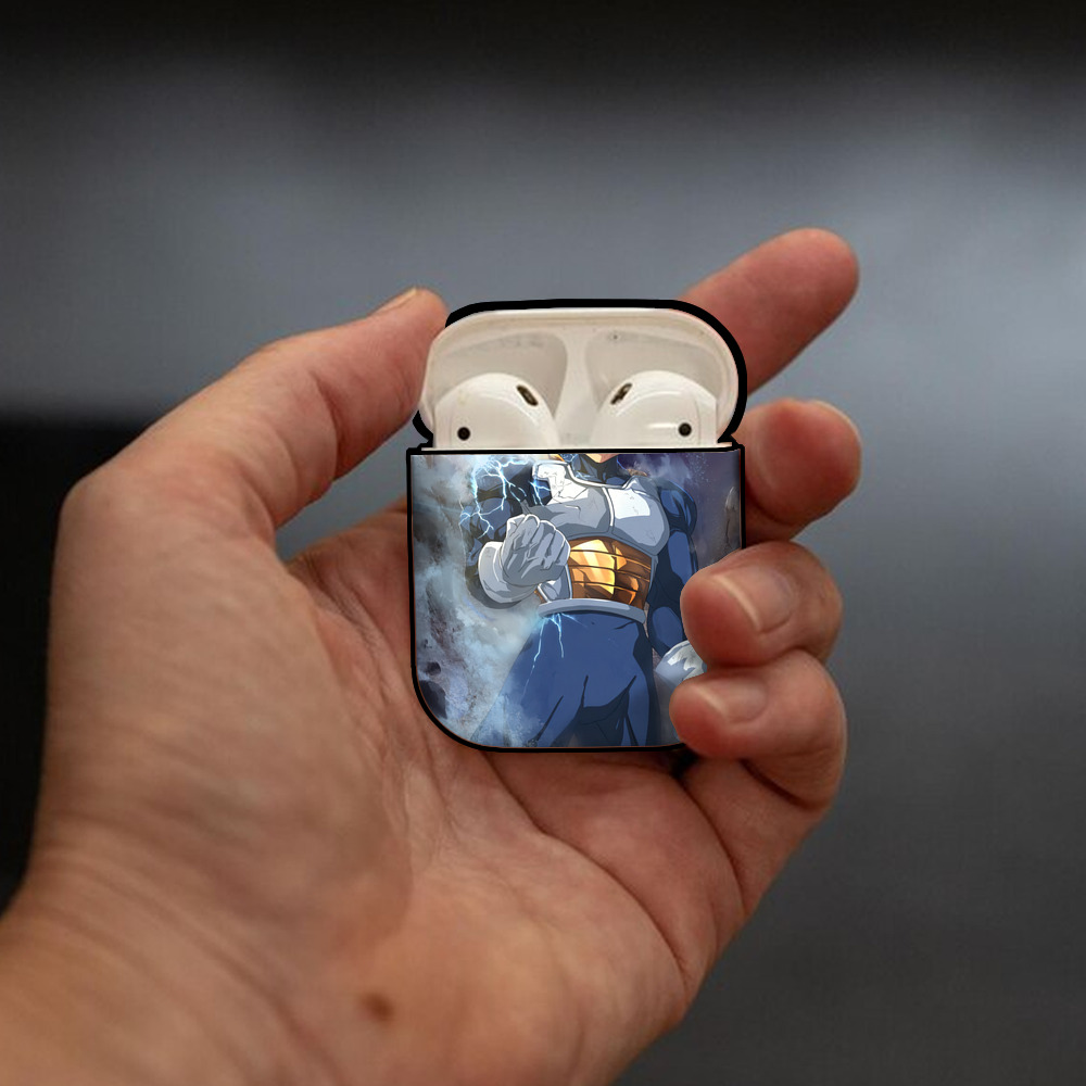 ドラゴンボール DRAGON BALL AirPods 第2世代保護ケース ハードシェル ブラック 耐衝撃・防指紋・カラビナ付き
