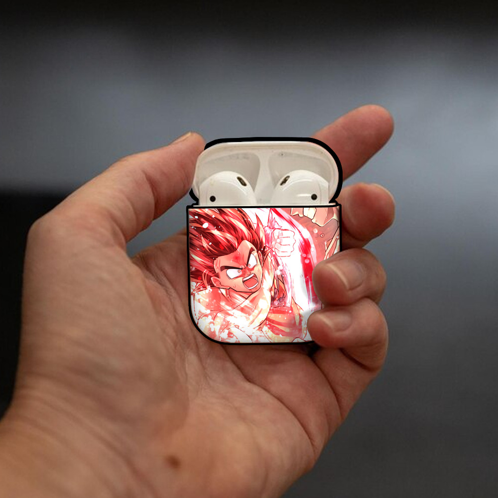 ドラゴンボール DRAGON BALL AirPods 第2世代保護ケース ハードシェル ブラック 耐衝撃・防指紋・カラビナ付き